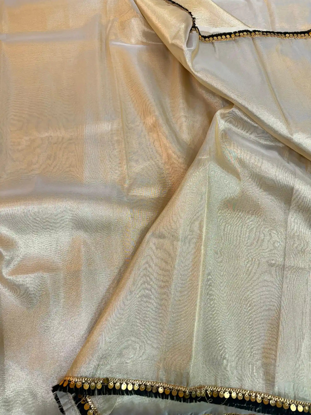 HEERAMANDI INSPIRED GLASS TISSUE SILK SAREE