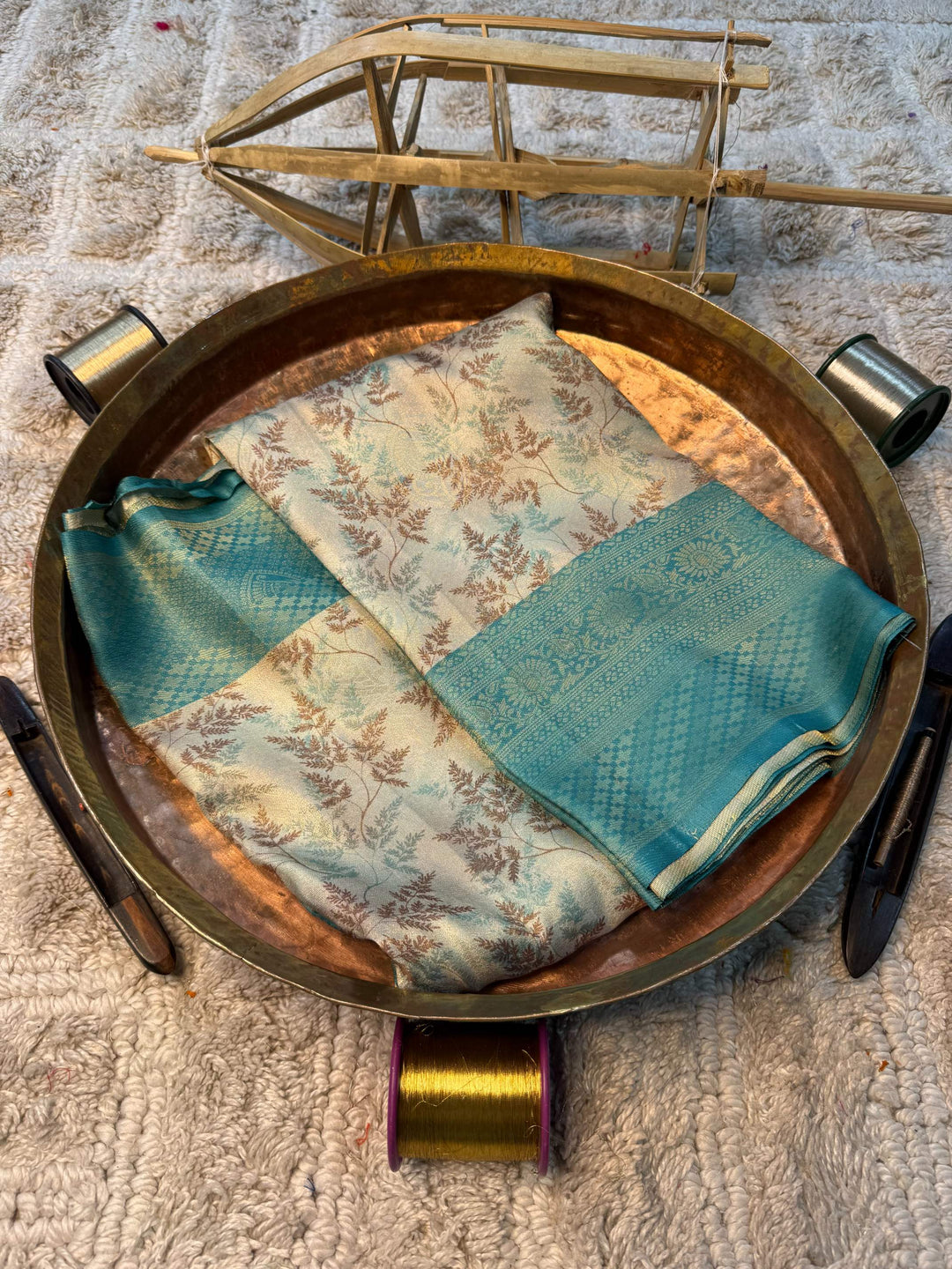 Eccentric zari weave Softsilk Banarasi Saree