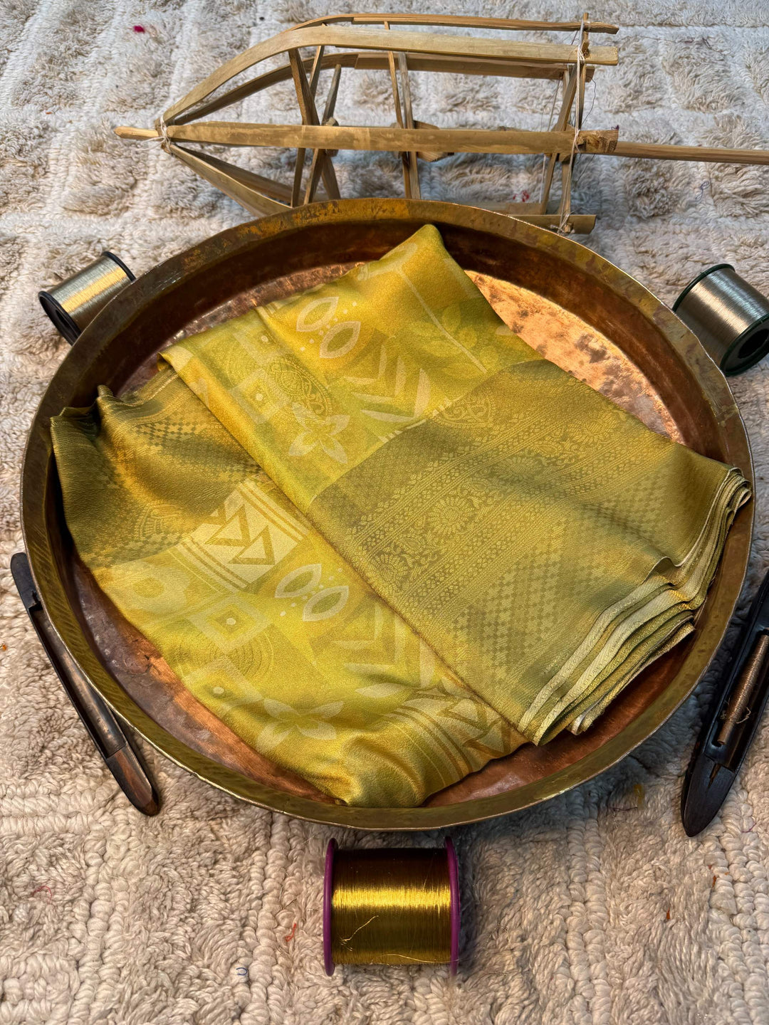 Eccentric zari weave Softsilk Banarasi Saree