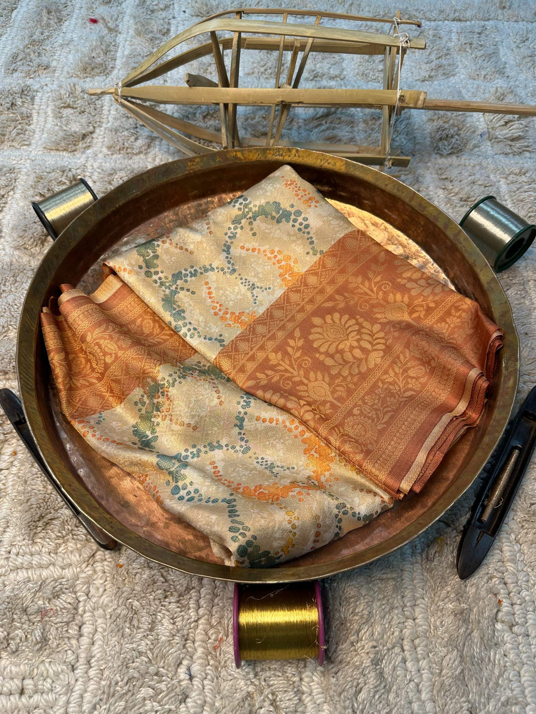 Eccentric zari weave Softsilk Banarasi Saree