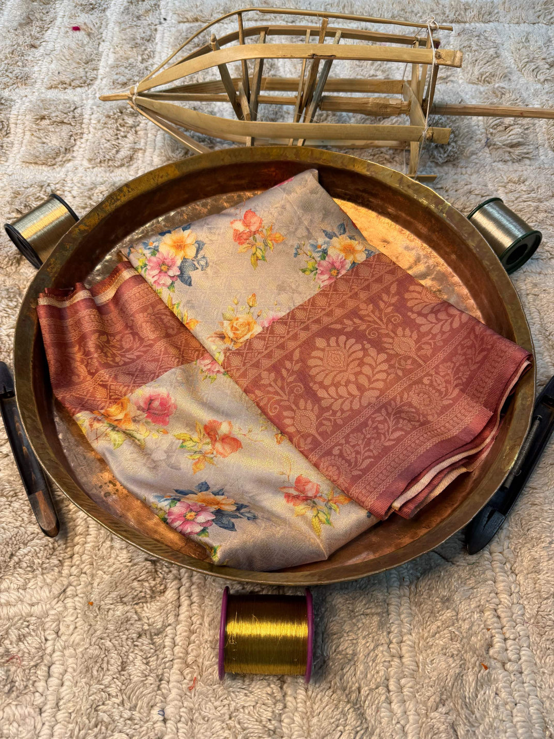 Eccentric zari weave Softsilk Banarasi Saree