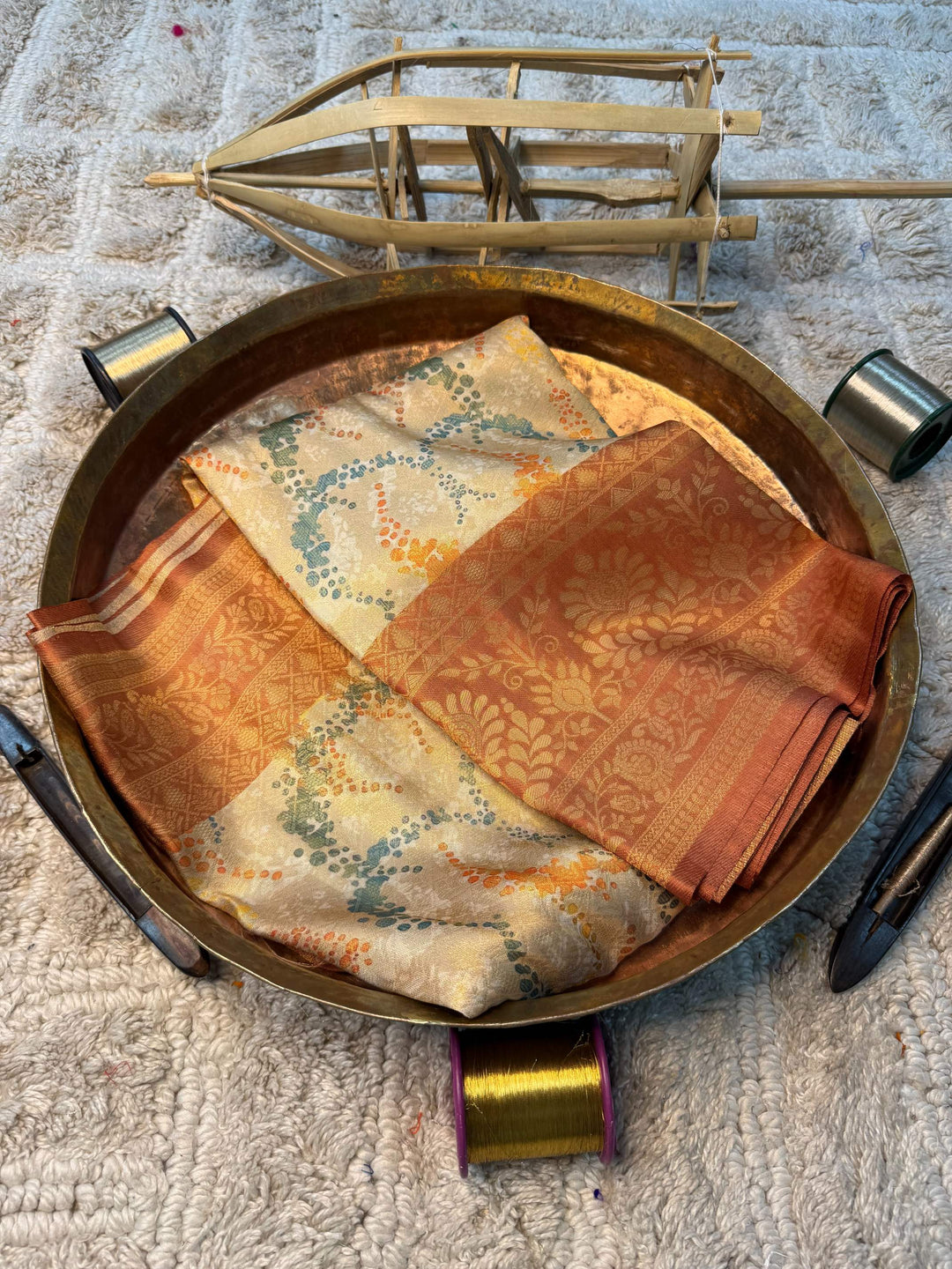 Eccentric zari weave Softsilk Banarasi Saree