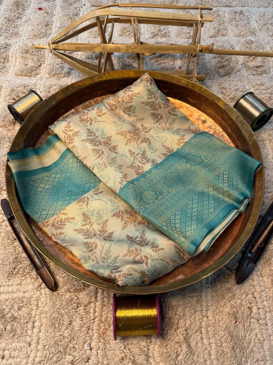 Soft Cotton Silk Rtique Zari Banarasi Saree