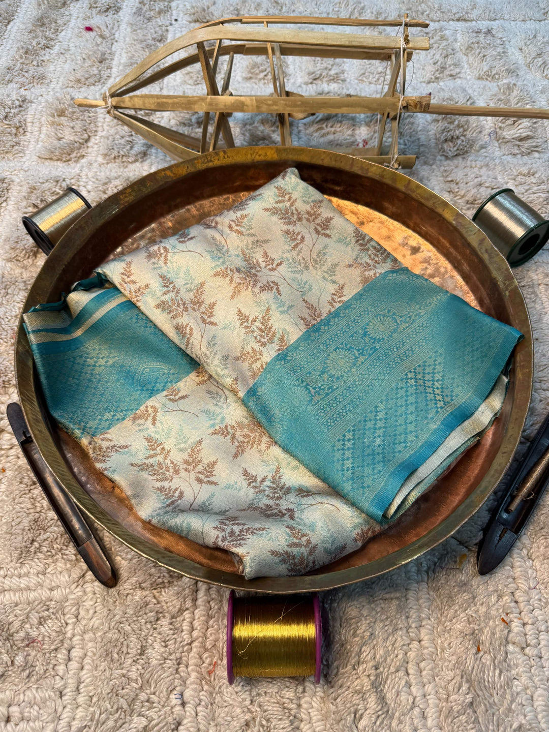 Eccentric zari weave Softsilk Banarasi Saree