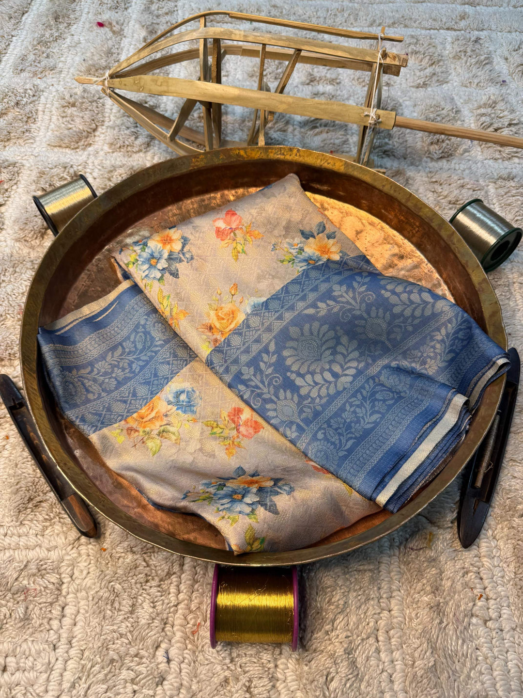 Eccentric zari weave Softsilk Banarasi Saree