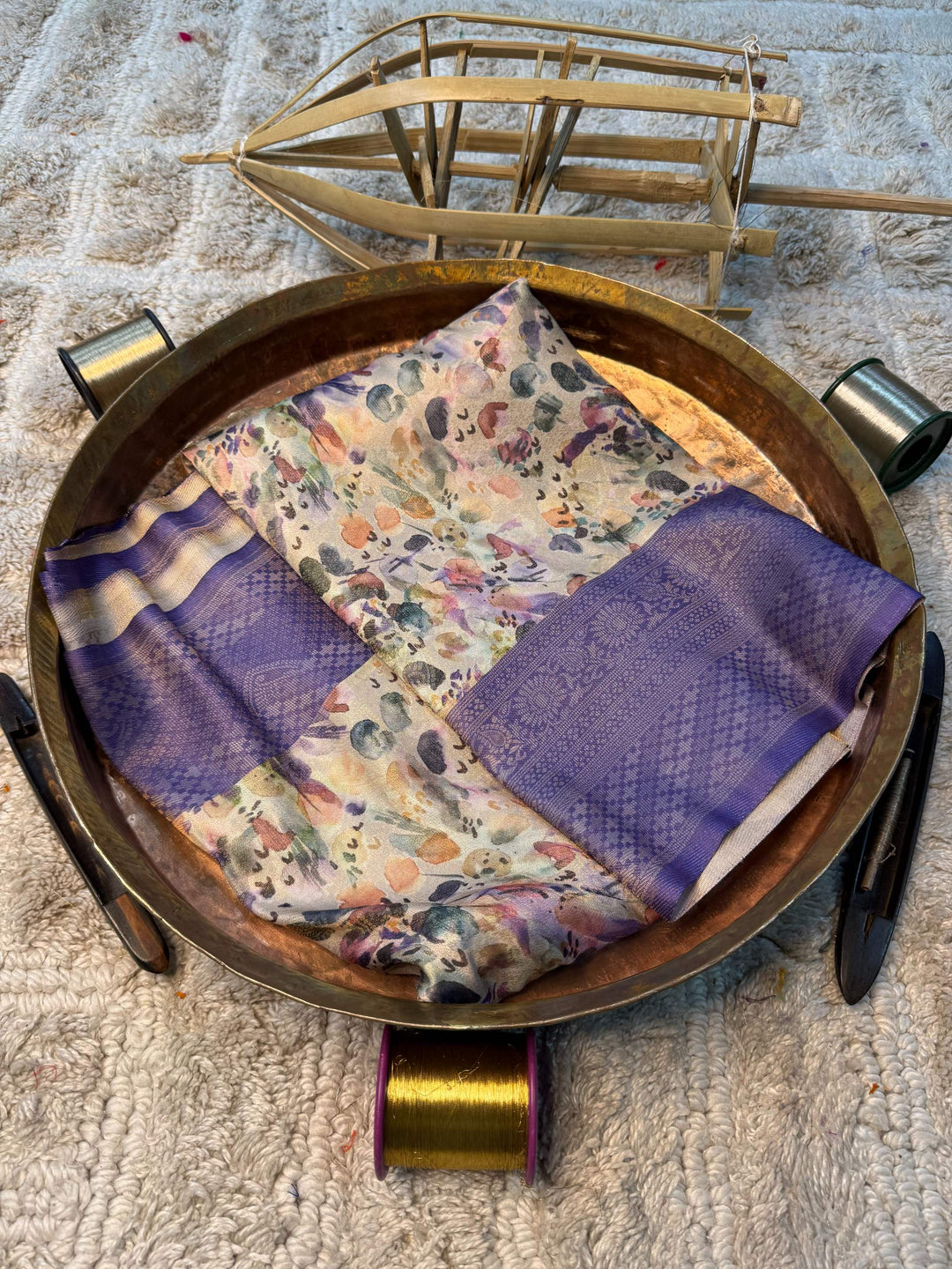 Eccentric zari weave Softsilk Banarasi Saree