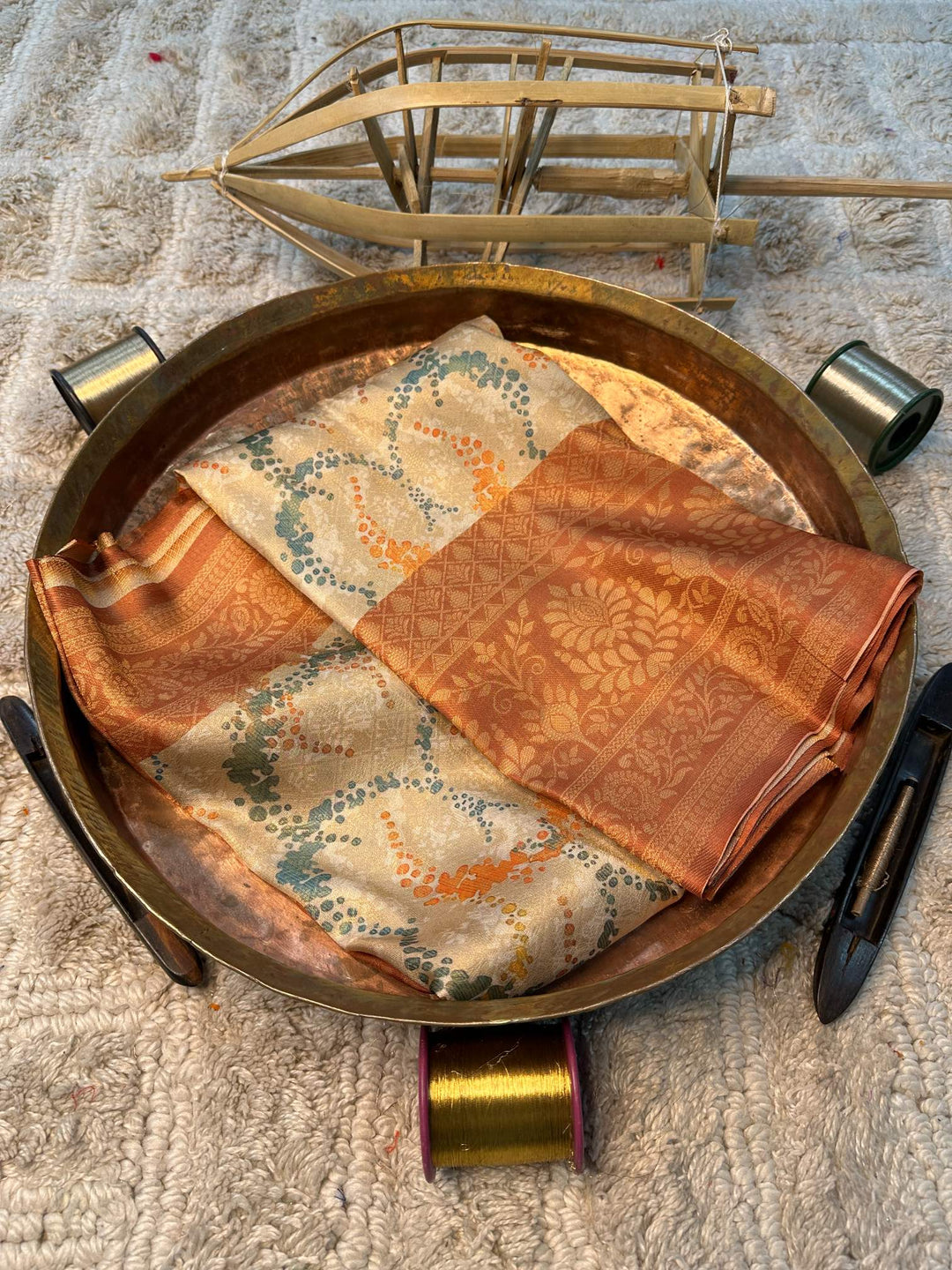 Eccentric zari weave Softsilk Banarasi Saree