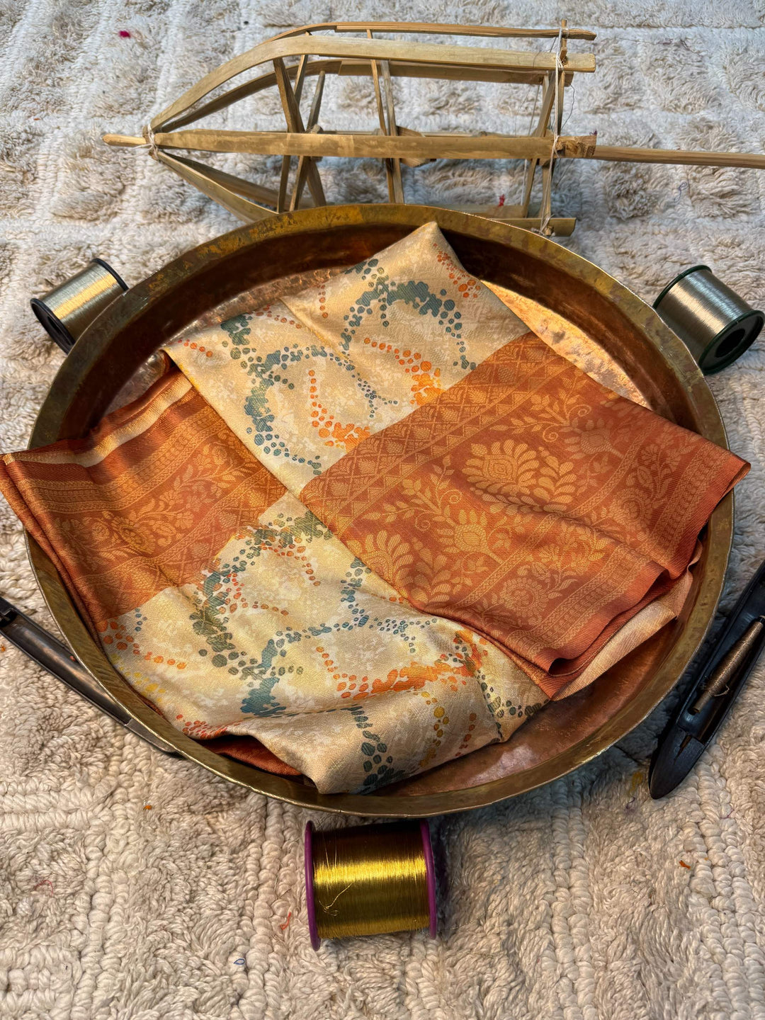 Eccentric zari weave Softsilk Banarasi Saree