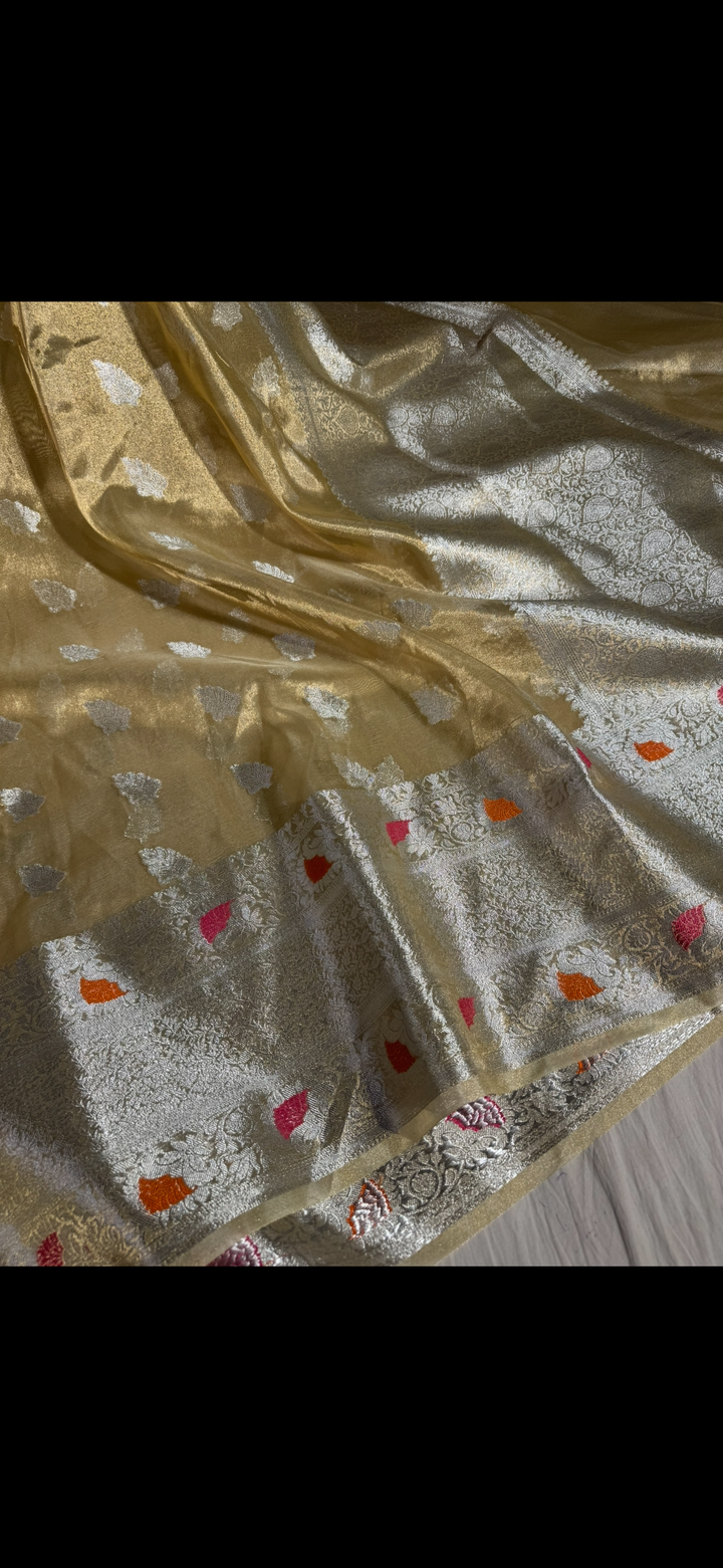 Nita Ambani mam inspired kanchipuram tissue silk saree