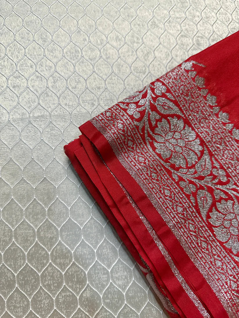 Red Exclusive Katan Silk Saree