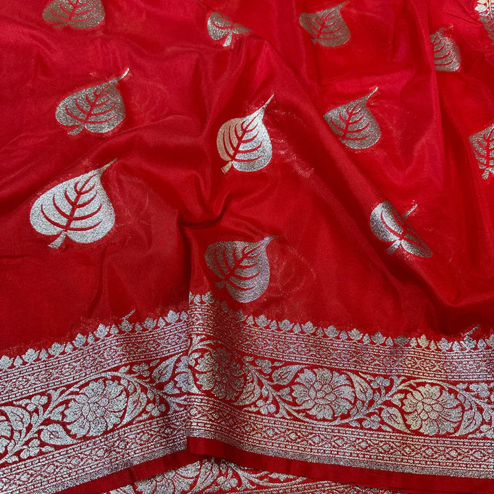 Red Exclusive Katan Silk Saree