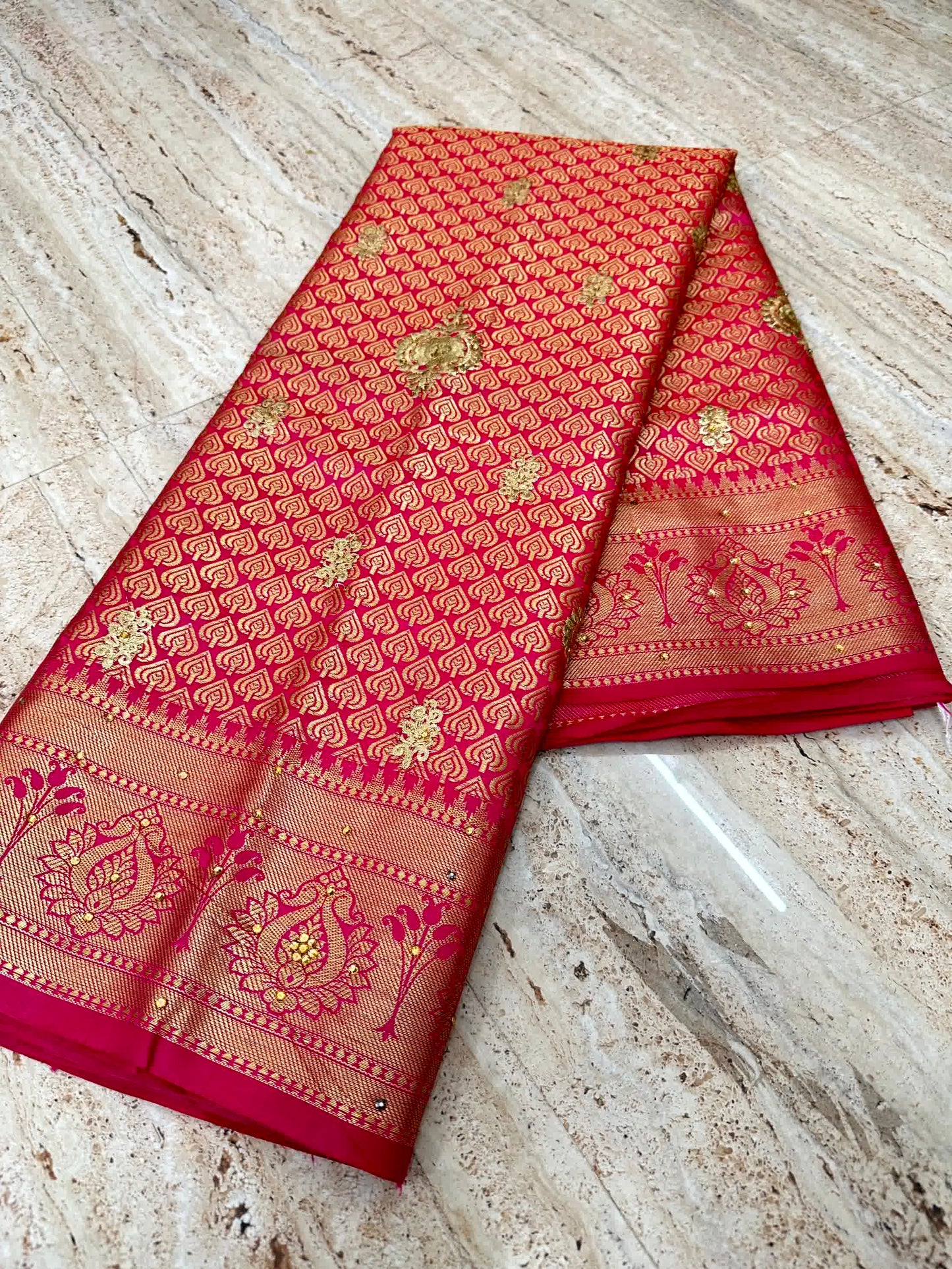 Bright Colour Shade Soft Silk Saree