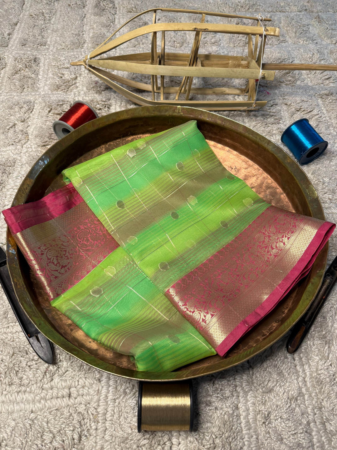 Eccentric zari weave Softsilk Banarasi Saree