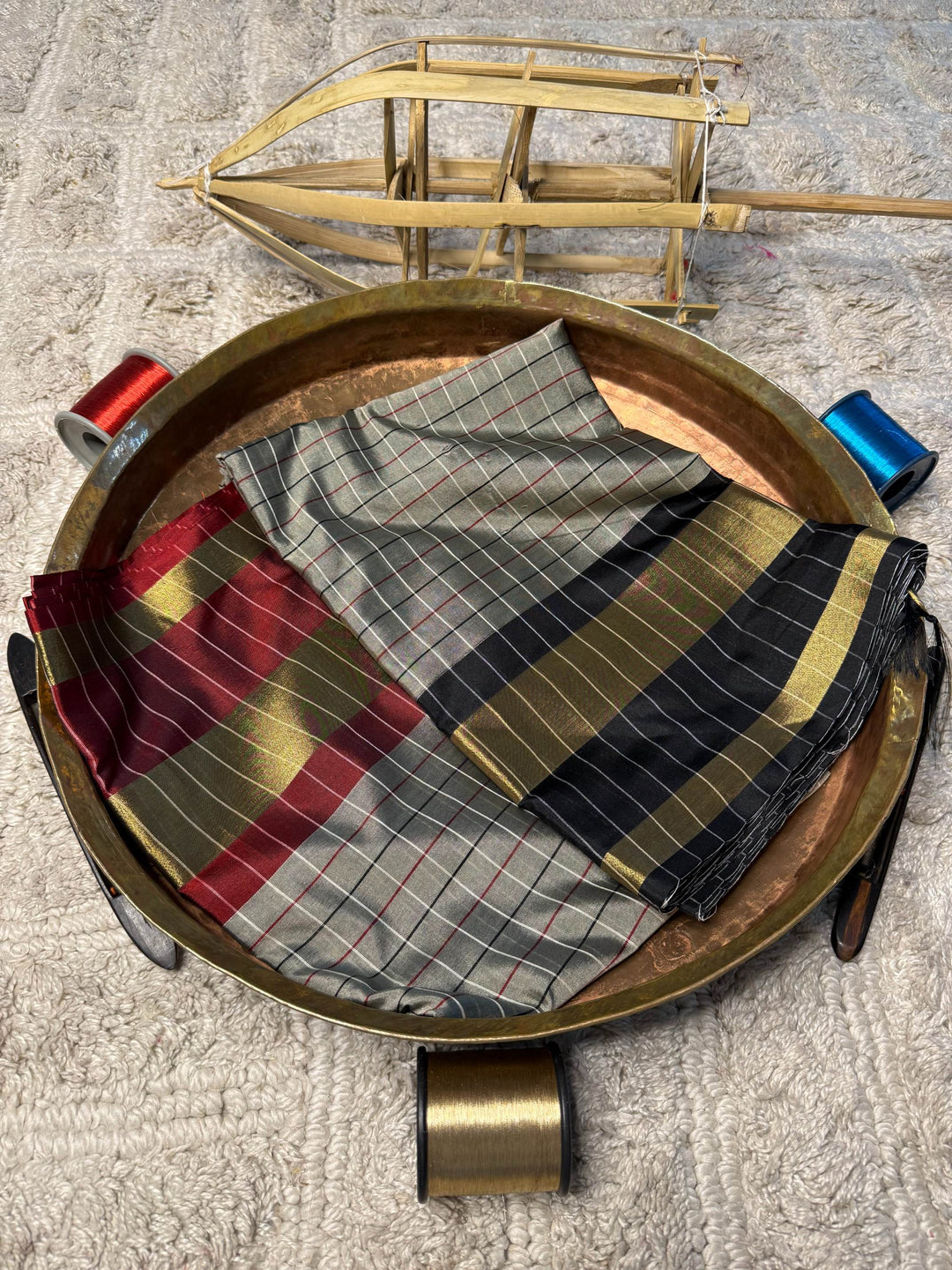 Eccentric zari weave Softsilk Banarasi Saree