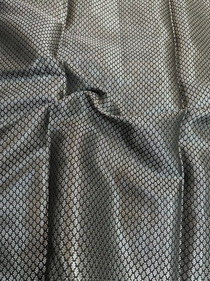 Black Soft Silk Khaddi Buti Banarasi Saree