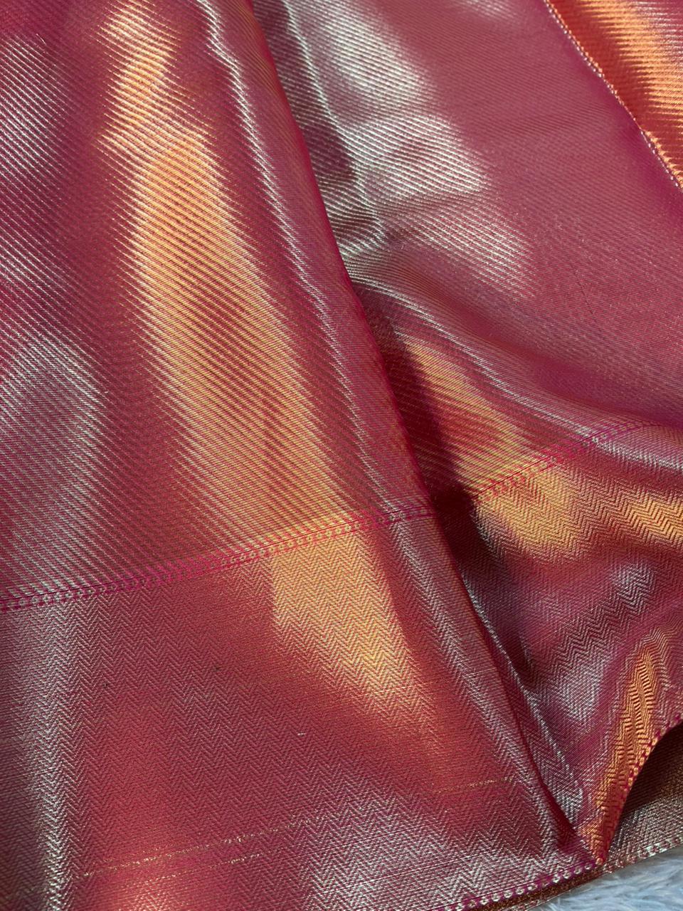 Jyothika Ma’am Inspired Kanjivaram Tissue Silk Banarasi Saree