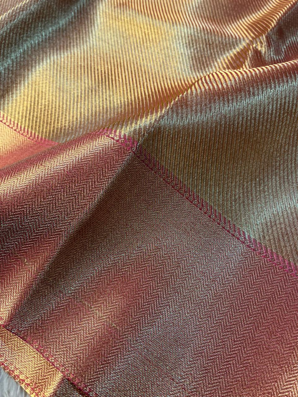 Jyothika Ma’am Inspired Kanjivaram Tissue Silk Banarasi Saree