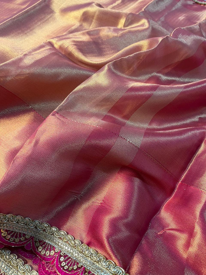 Jyothika Ma’am Inspired Kanjivaram Tissue Saree