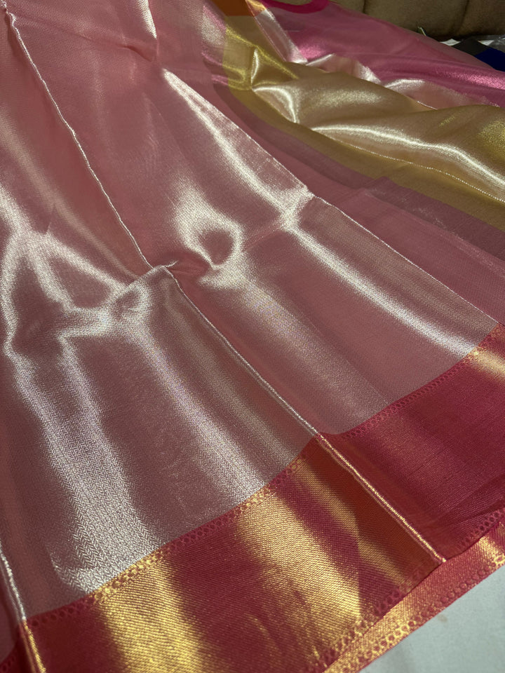 Jyothika mam inspired katan tissue saree