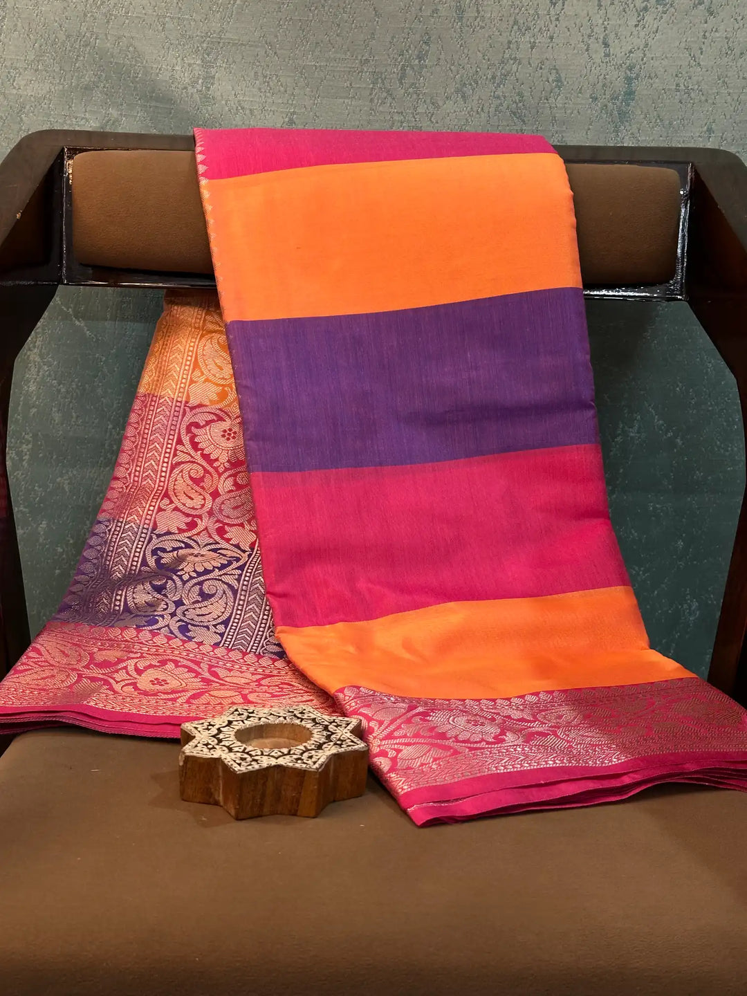 Contemporary Weave Kora Tissue Silk Banarasi Saree