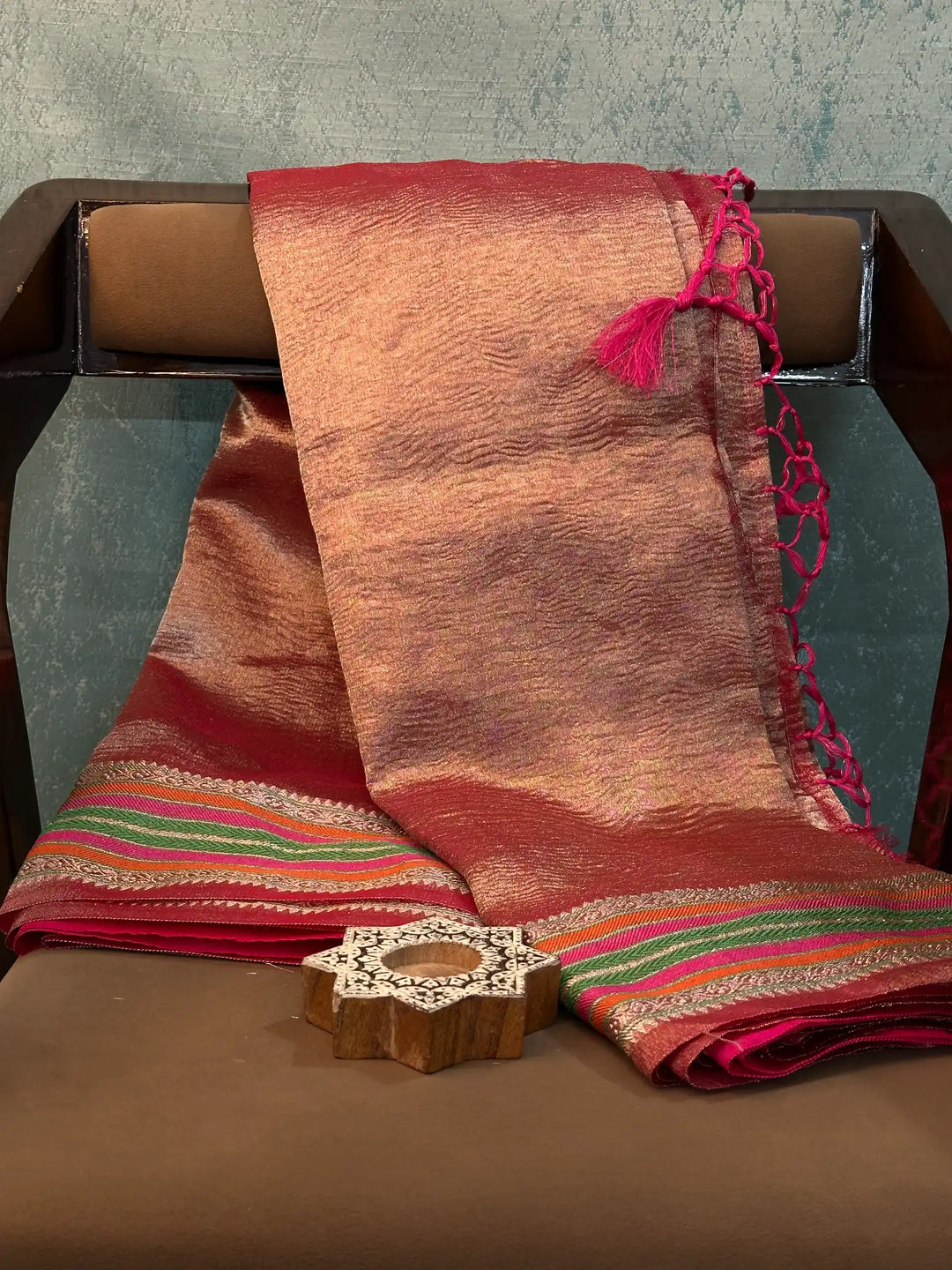 Contemporary Weave Kora Tissue Silk Banarasi Saree
