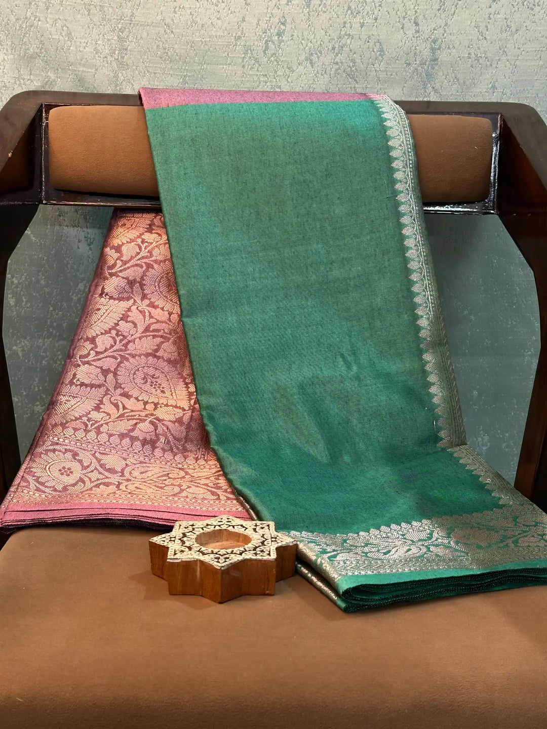Contemporary Weave Kora Tissue Silk Banarasi Saree
