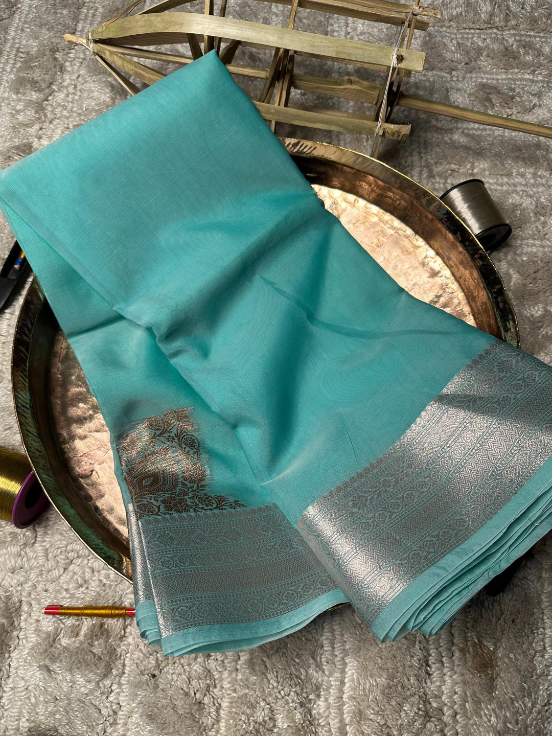 Eccentric Softsilk beautiful Banarasi Saree