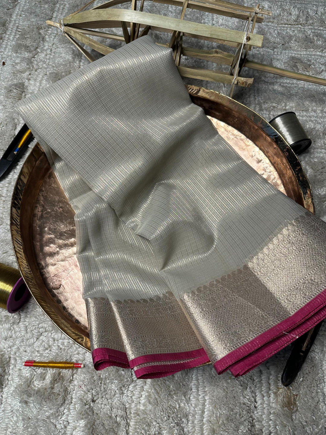 Eccentric Softsilk beautiful Banarasi Saree