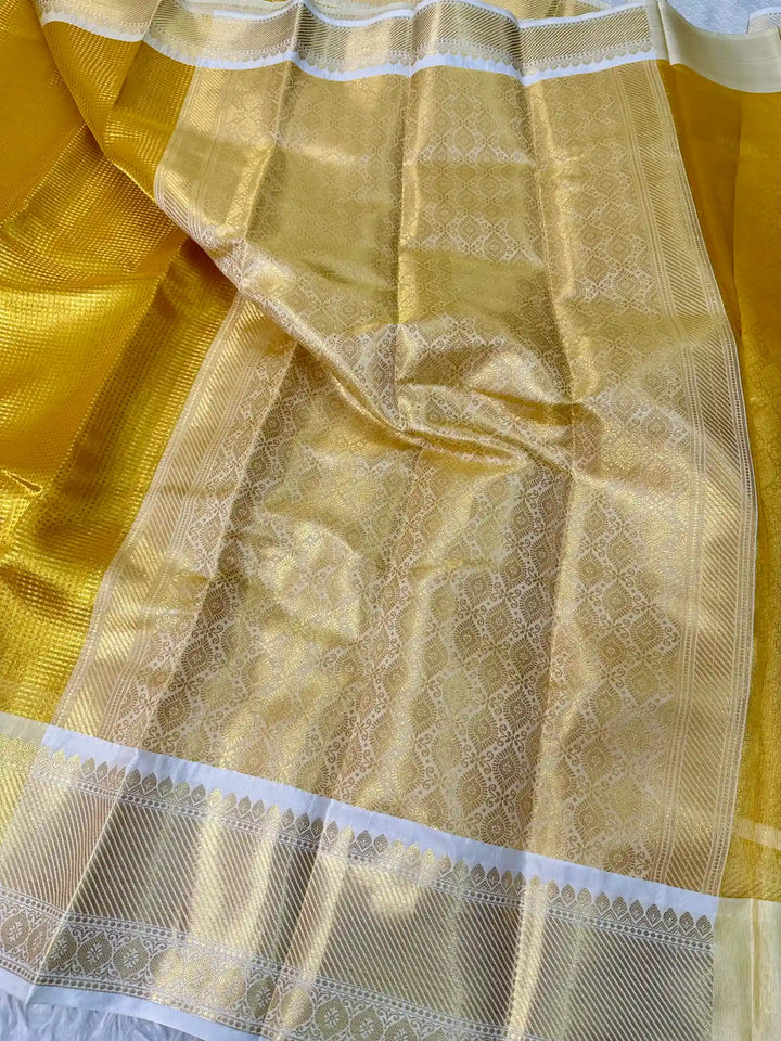 KanjivaramSilk Inspired Double Wrap Saree