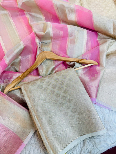 Kiara Mam Inspired Tissue Rangkat Saree