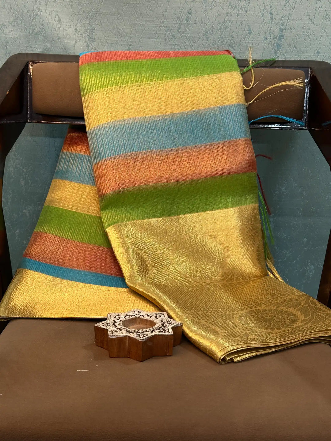 Contemporary Weave Kora Tissue Silk Banarasi Saree