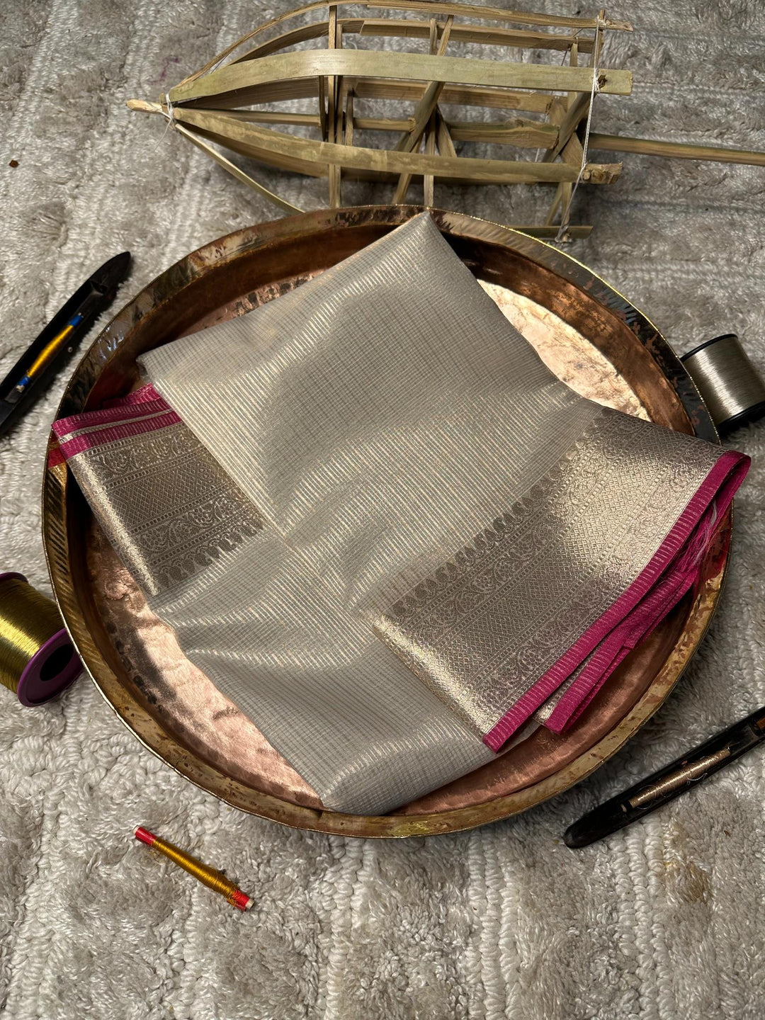 Eccentric Softsilk beautiful Banarasi Saree