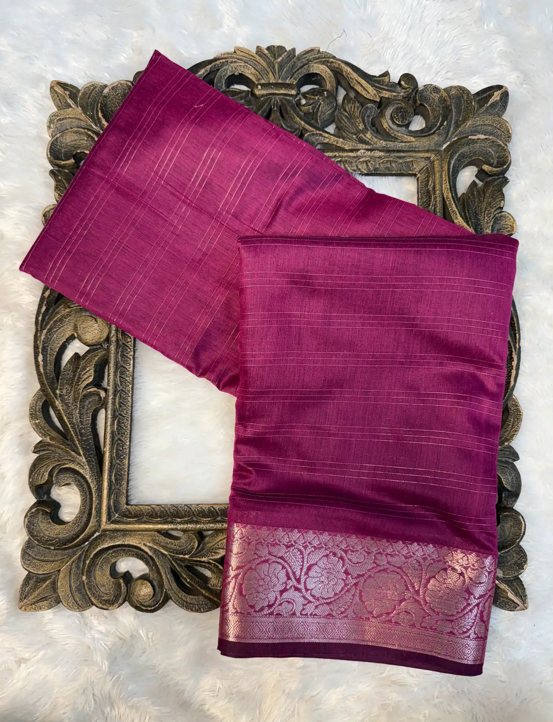 Contemporary Weave Kora Tissue Silk Banarasi Saree