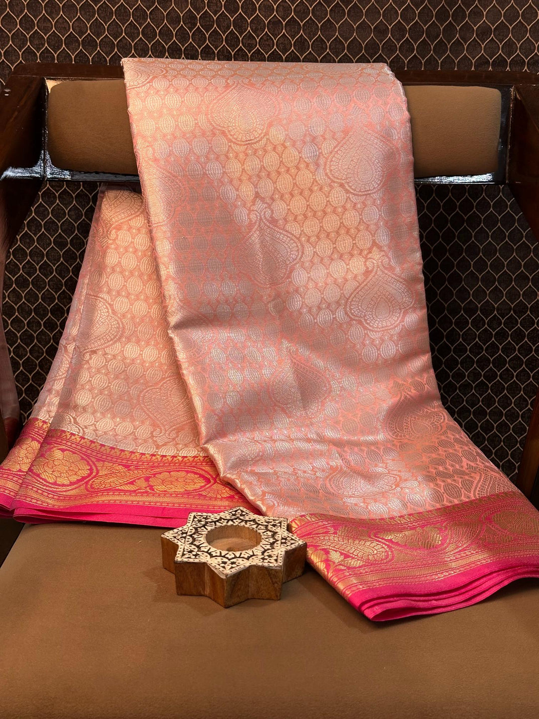 Eccentric Zari Weave Softsilk Heritage Banarasi Saree