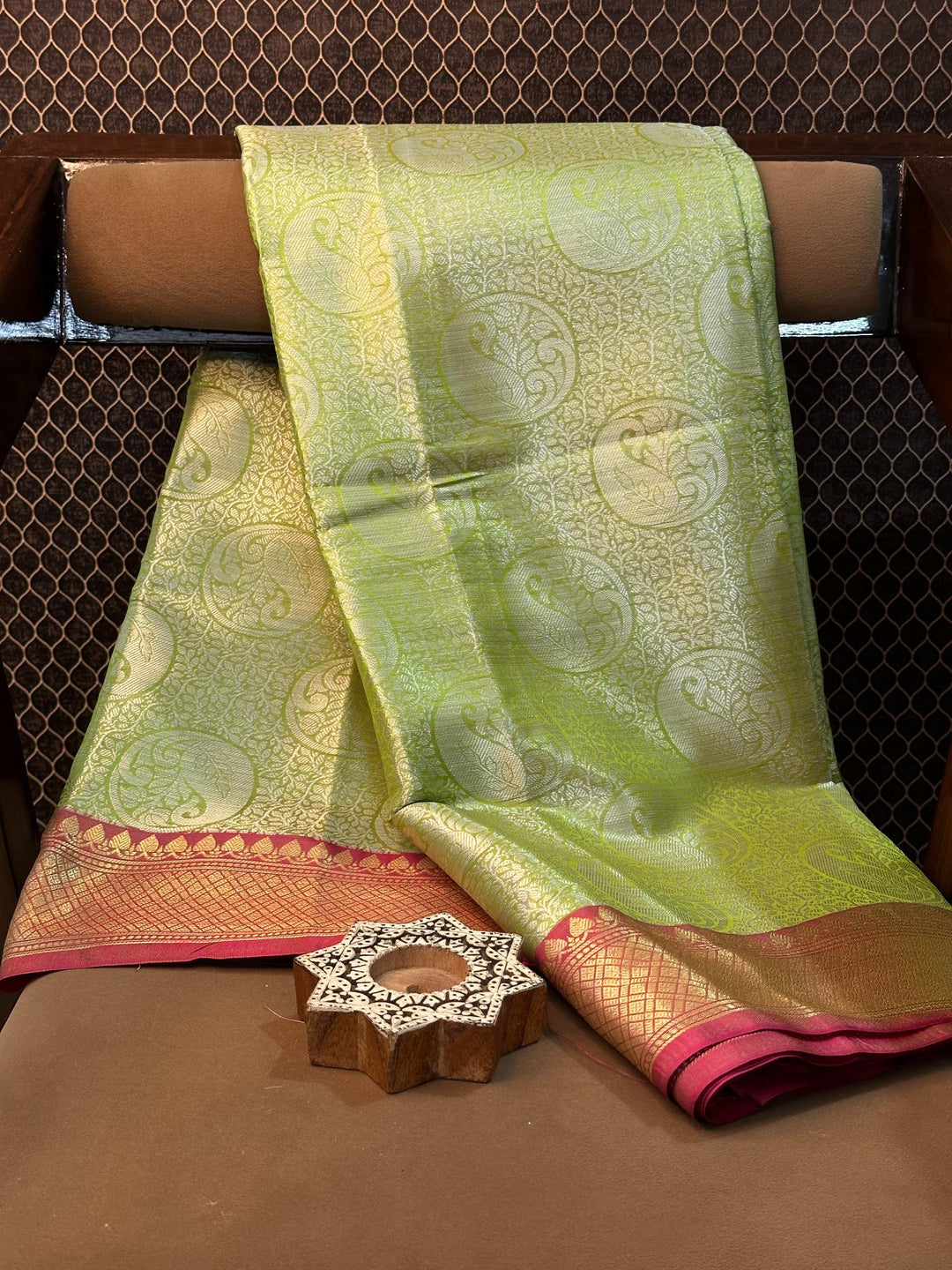 Eccentric zari weave Softsilk Banarasi saree