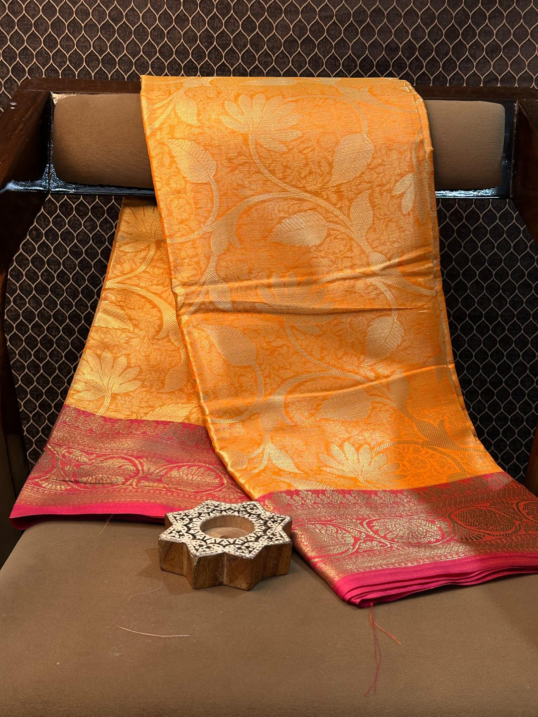 Eccentric zari weave Softsilk Banarasi saree