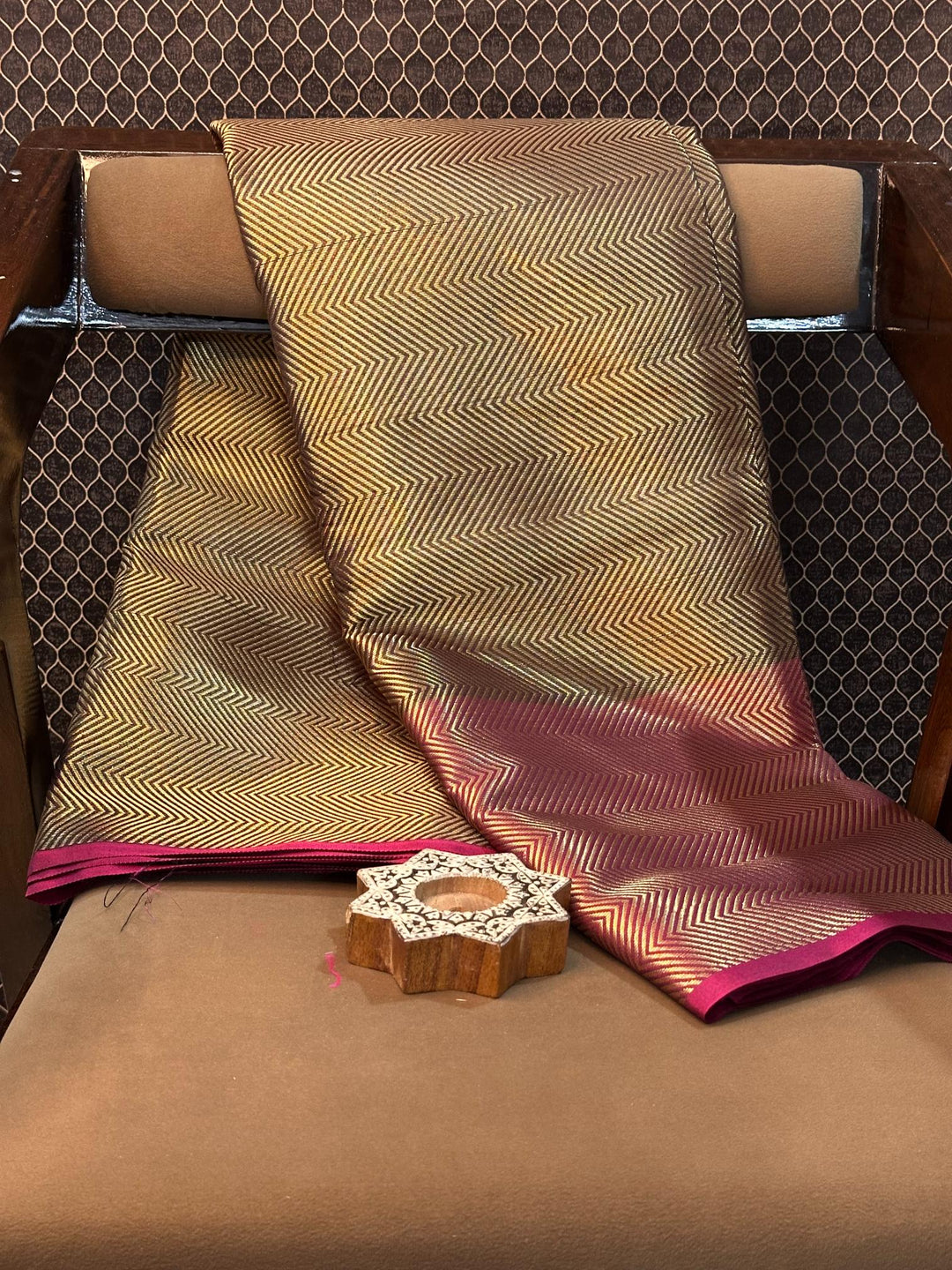 Eccentric zari weave Softsilk Banarasi saree