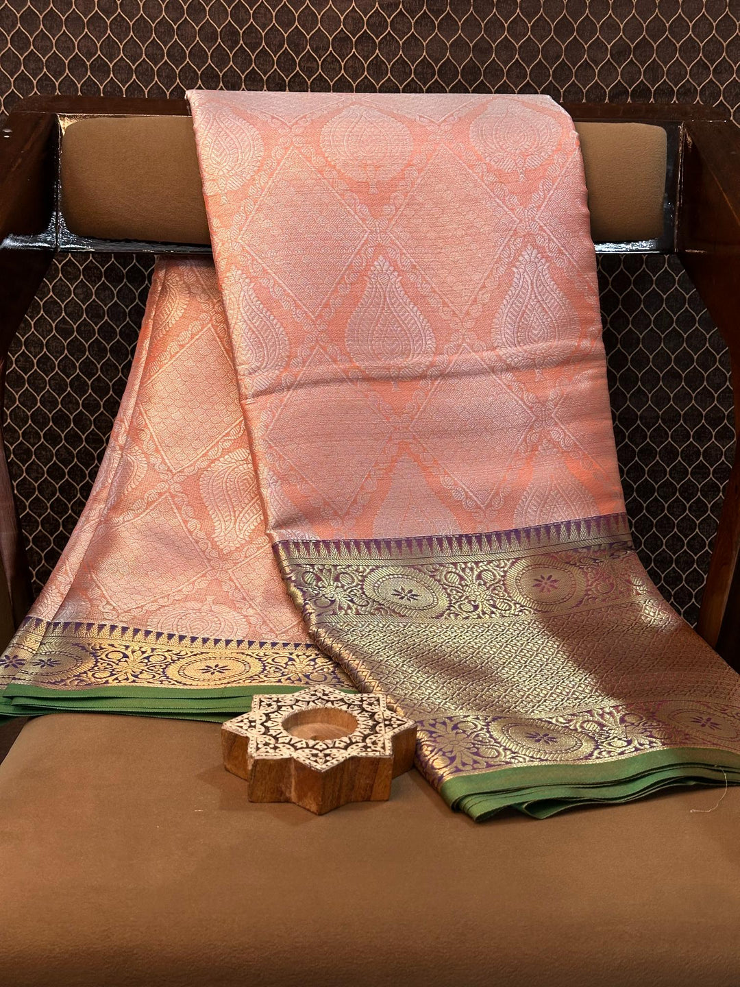 Eccentric Zari Weave Softsilk Heritage Banarasi Saree