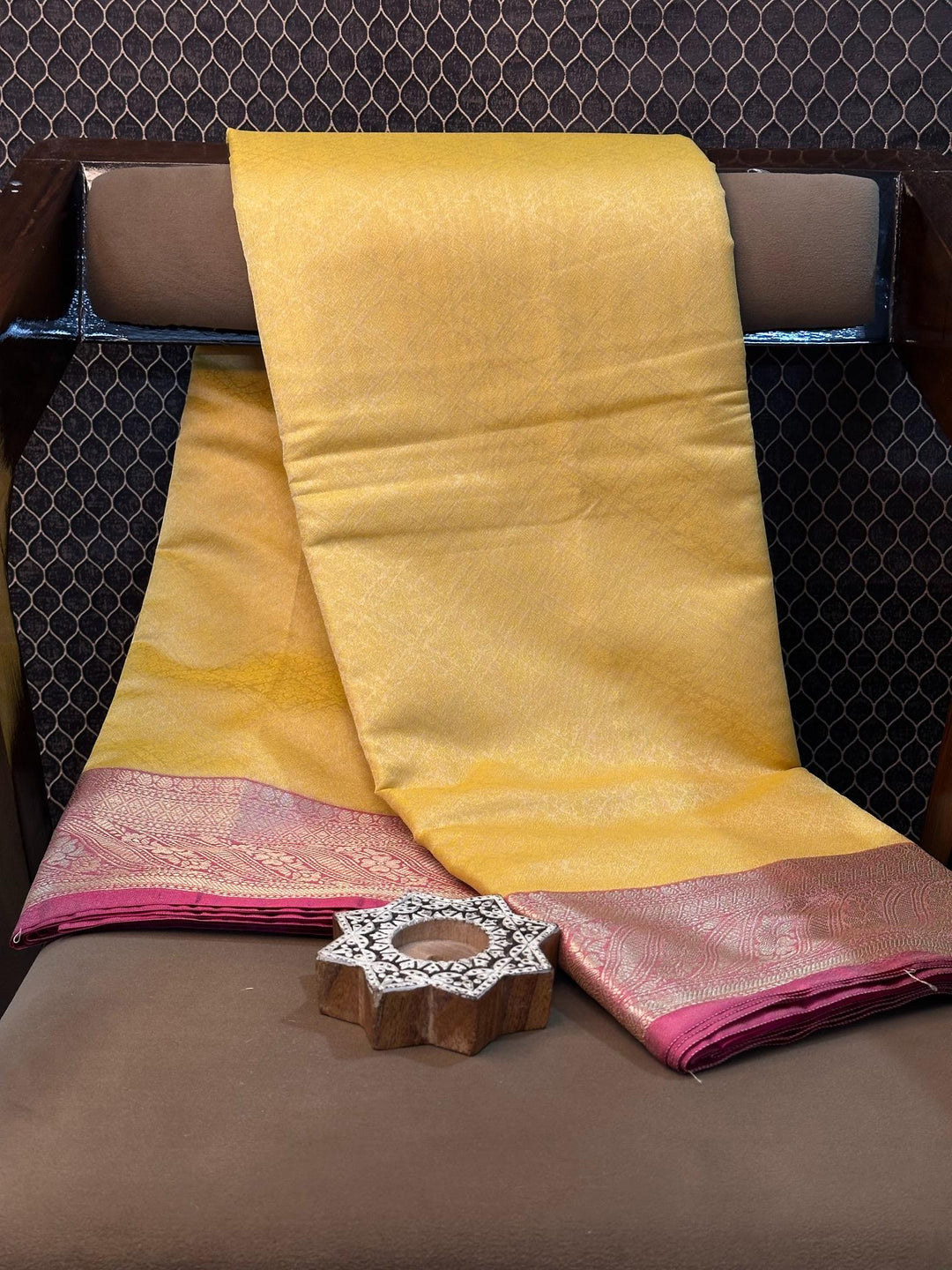 Eccentric zari weave Softsilk Banarasi saree