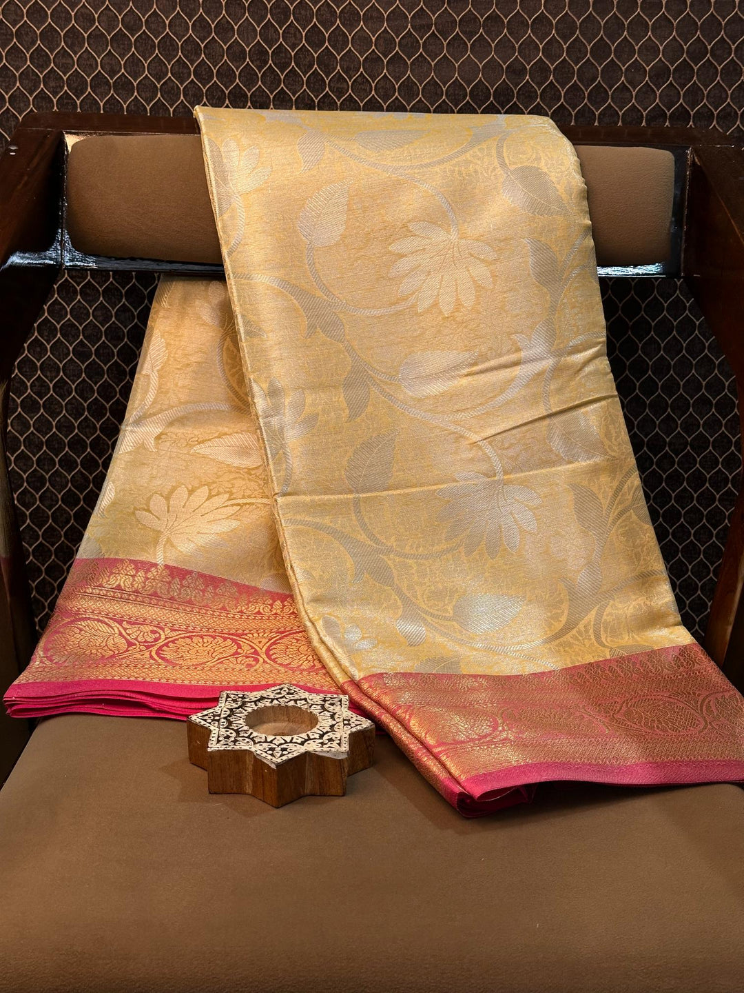 Eccentric zari weave Softsilk Banarasi saree