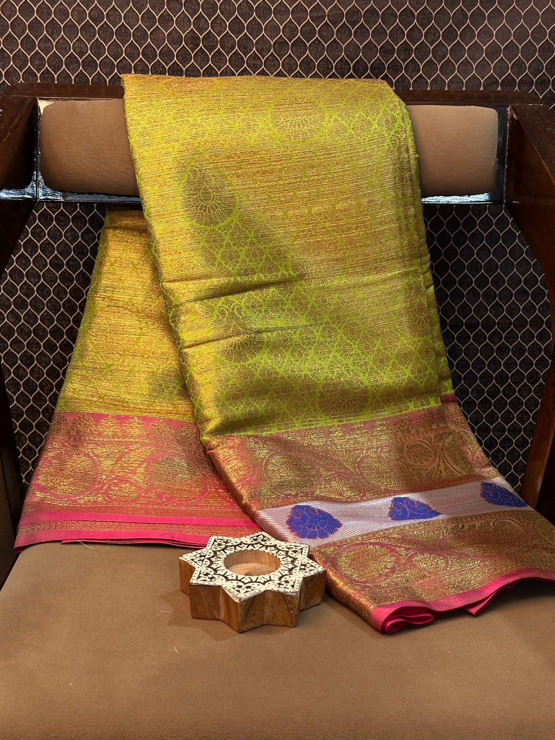 Eccentric zari weave Softsilk Banarasi saree