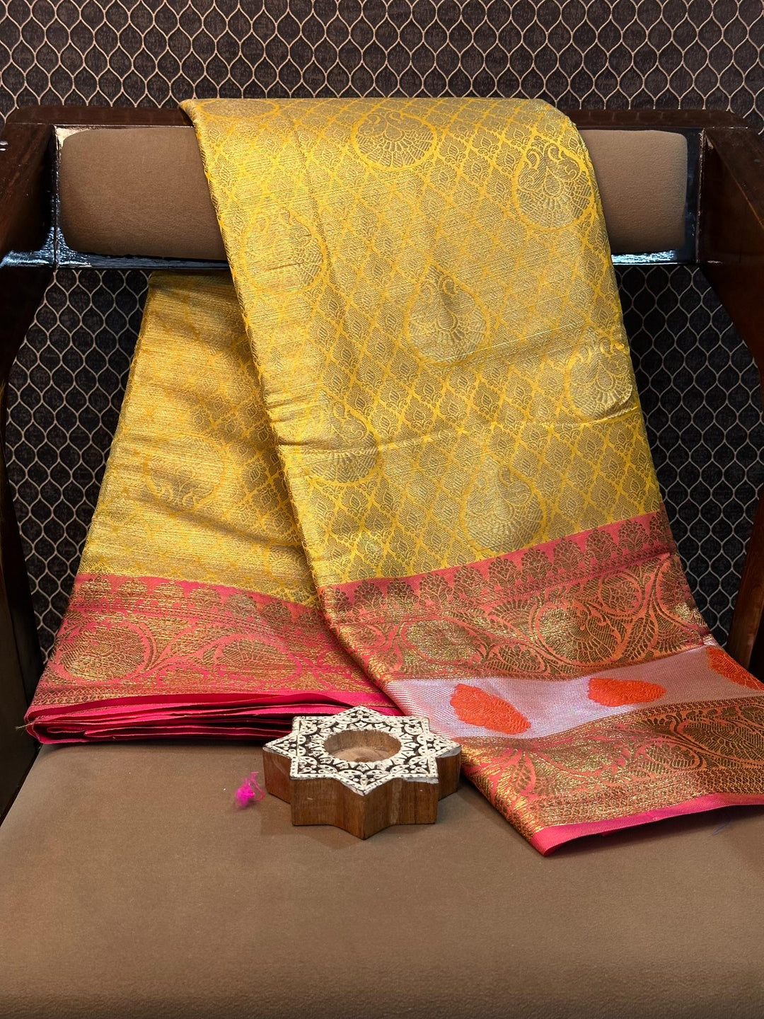Eccentric zari weave Softsilk Banarasi saree