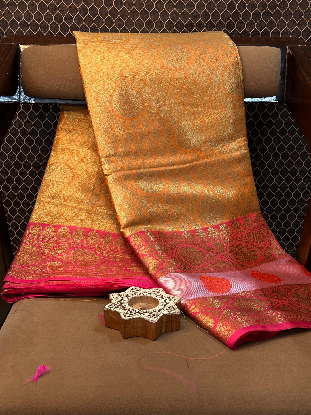 Eccentric zari weave Softsilk Banarasi saree