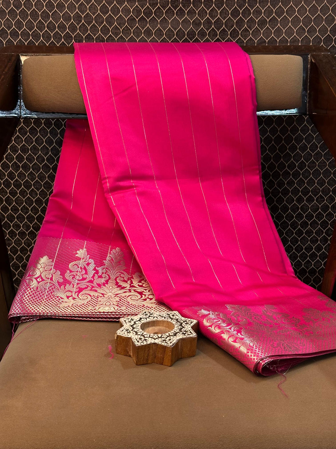 Eccentric zari weave Softsilk Banarasi saree