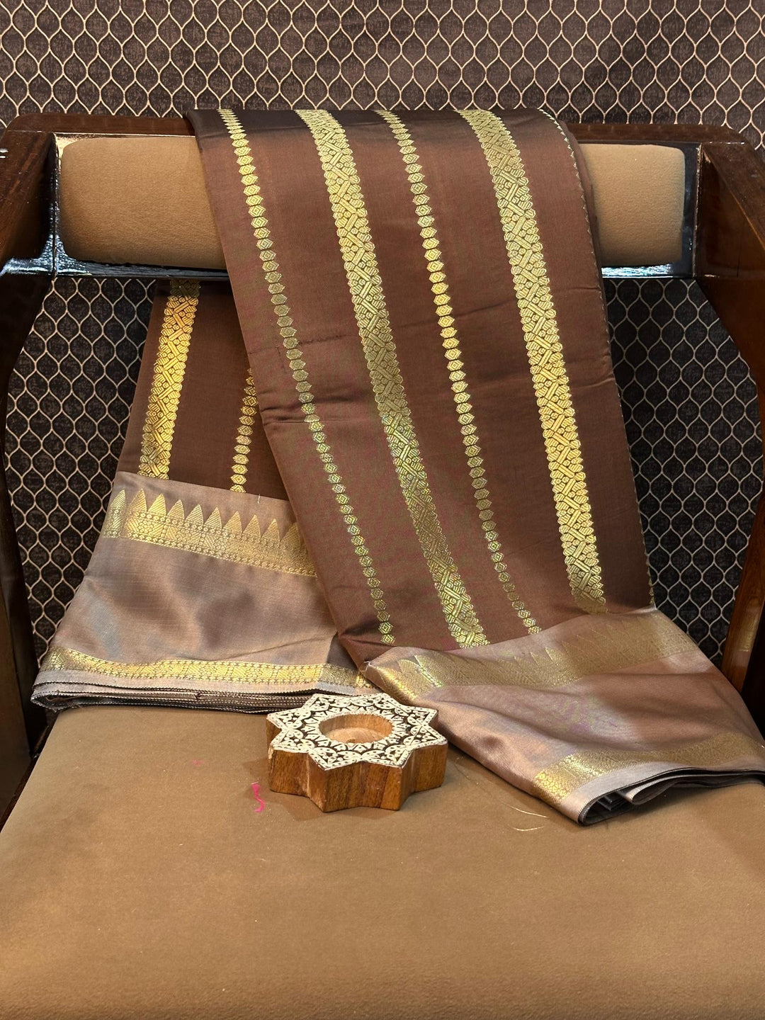 Eccentric zari weave Softsilk Banarasi saree