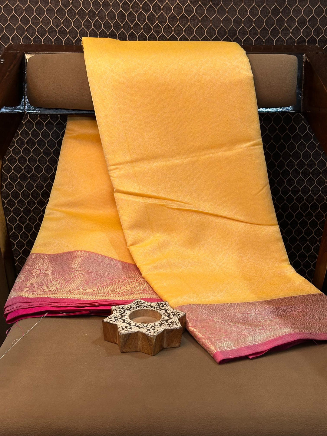 Eccentric zari weave Softsilk Banarasi saree