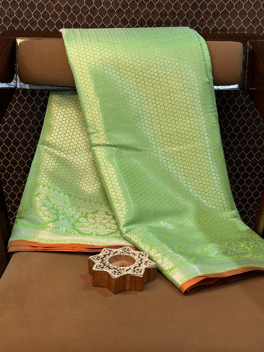 Eccentric zari weave Softsilk Banarasi saree