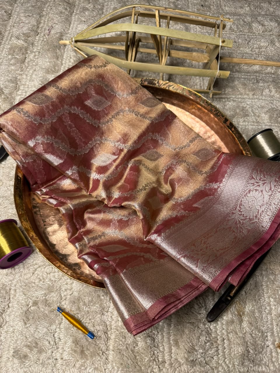 Eccentric Softsilk beautiful Banarasi Saree
