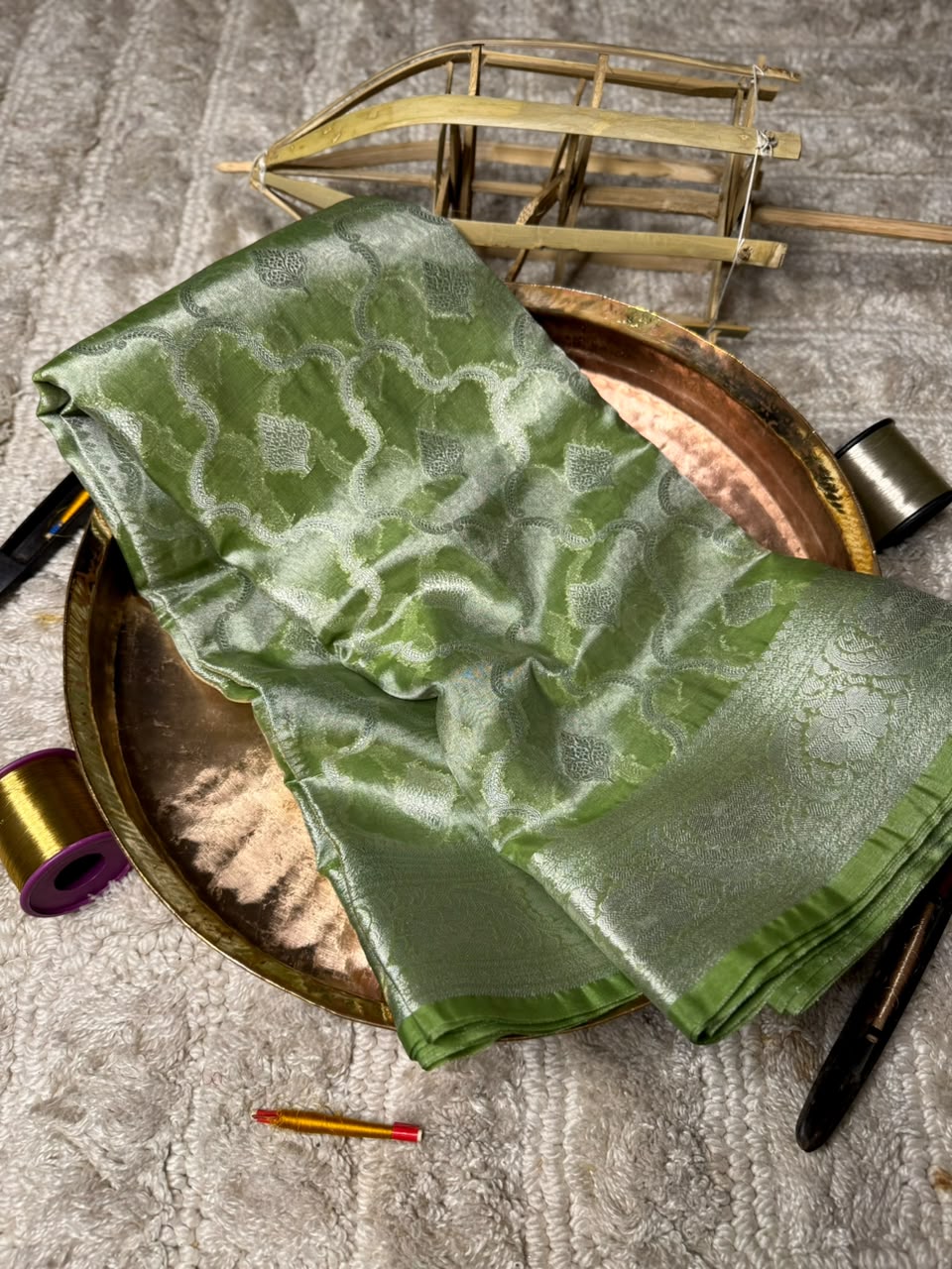 Eccentric Softsilk beautiful Banarasi Saree