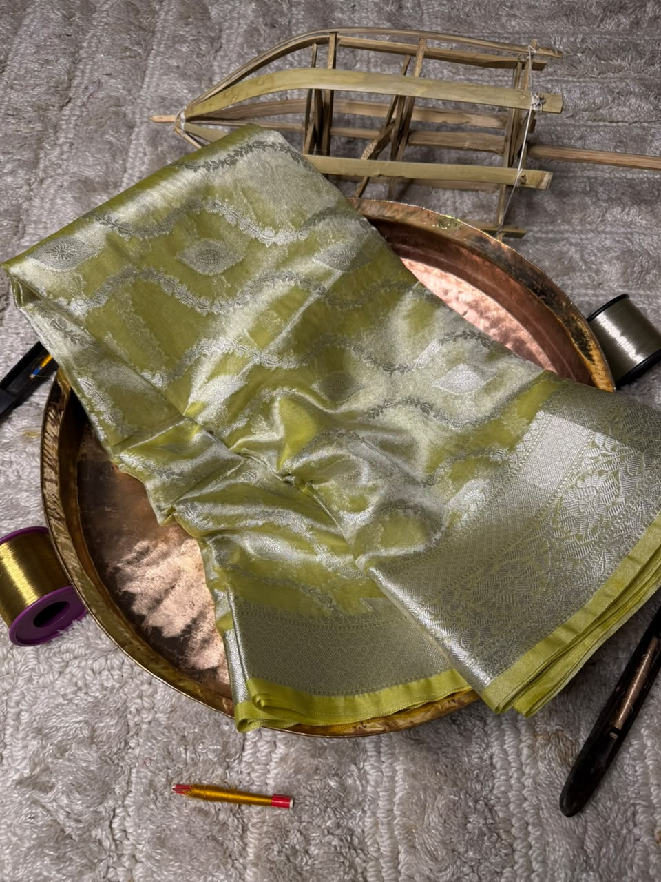 Eccentric Softsilk beautiful Banarasi Saree